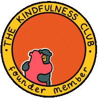 rosiejohnsonillustrates kindness be kind mental health awareness bear hug Sticker