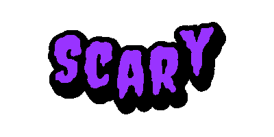 Halloween Text Sticker