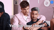 Muscle Chest GIF by BuzzFeed