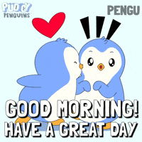 Good Morning Love GIF by Pudgy Penguins
