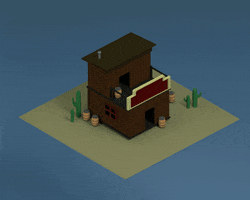 wild west bar GIF by nullbody