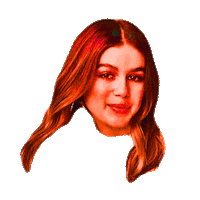 kaia gerber smile Sticker by Josh Rigling