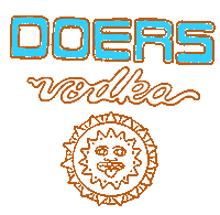 Happy Hour Cheers Sticker by Doers Vodka