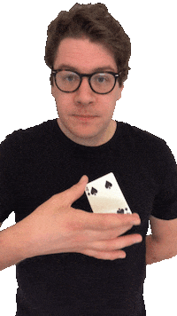 Rickylockemagic magic amazing magician card magic Sticker