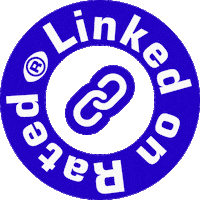 Dark Blue Sticker by ratedglobal