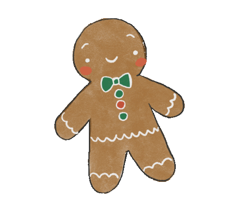 Ginger Bread Christmas Sticker by yashassegawa