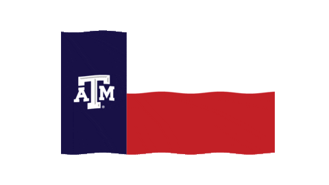 texas am flag Sticker by Texas A&M University