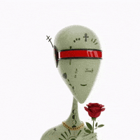 I Love You Rose GIF by Lonely Aliens