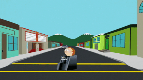 timmy burch driving GIF by South Park 