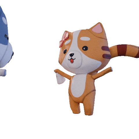 Happy Missing You Sticker by The Plooshies