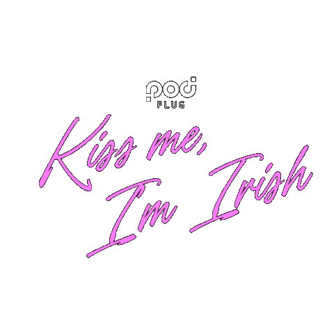 St Patricks Day Kisses Sticker by Pod Plug