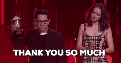Thank You So Much GIF by MTV Movie & TV Awards