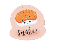 Food Love Sticker