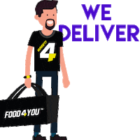 Deliver To Go Sticker by Food4YouApp