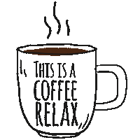 Coffee Sticker by The Wandering Lotus