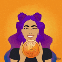 Happy Bitcoin GIF by World Of Women