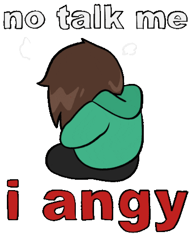 Coolprinter angry caro angy coolprinter Sticker