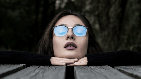 woman glasses GIF