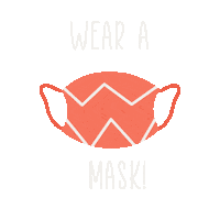 Mask Stay Safe Sticker