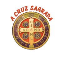 Sao Bento Medal Sticker by Mosteiro da Virgem