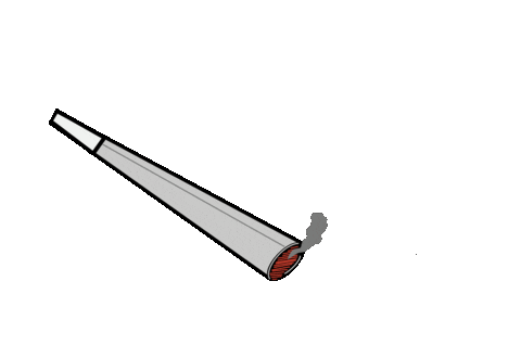 Smoke Smoking Sticker by Cannabar Bern