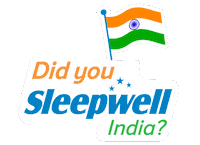 OfficialSleepwell good morning sleep independence day comfort Sticker