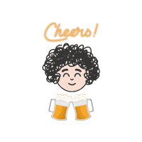 Cheers Bojio Sticker by Auntie Sam SG