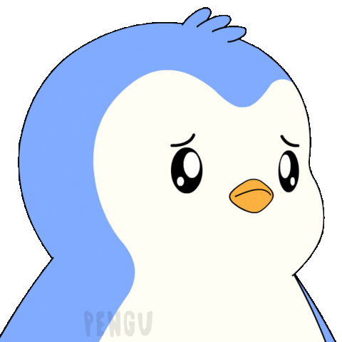 Penguin No Sticker by Pudgy Penguins