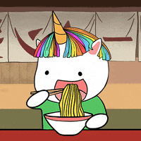 chubbiverse rainbow nft japan eating GIF