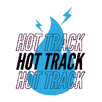 Pink Fire Sticker by The Alt Club