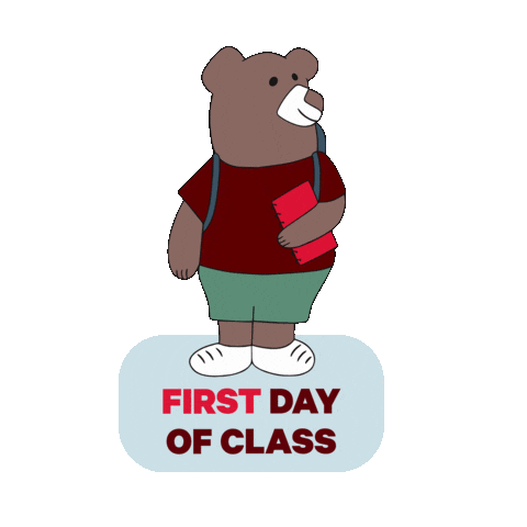 First Day Bear Sticker by Missouri State University