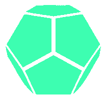 lacteocosmico 3d geometry latte cosmic Sticker