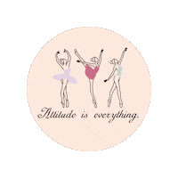Pink Dancer Sticker by Attitude Dance & Active Wear
