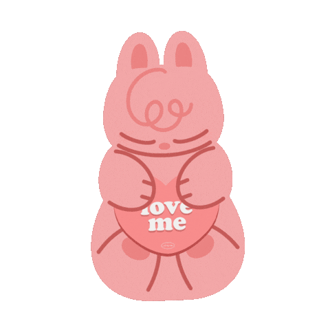 Pink Rabbit Sticker