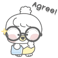 Animation Agree Sticker by Minto Inc.