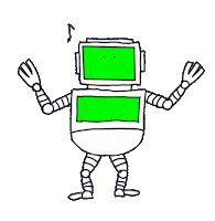 Francescoiv dance music robot ciao Sticker