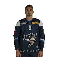 hcclachauxdefonds hockey oliver 9 hcc Sticker