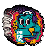 Smoogleers giphygifmaker smoogleers backvibe Sticker