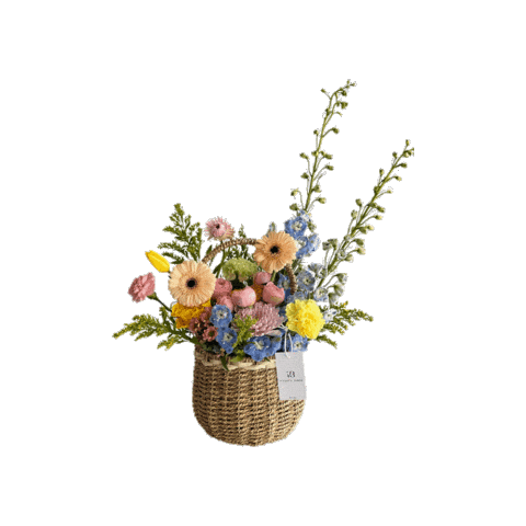 TwentyThreeFlowers giphygifmaker flowers basket twentythree Sticker