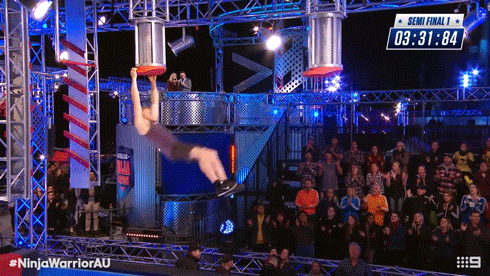 Jump Run GIF by Australian Ninja Warrior