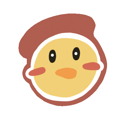 Happy Duck Sticker