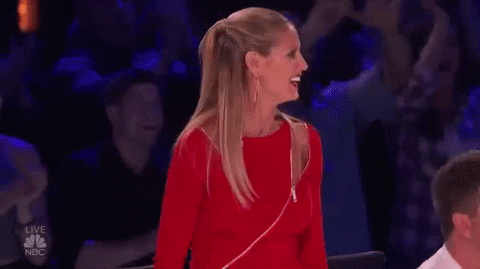 Heidi Klum Applause GIF by America's Got Talent