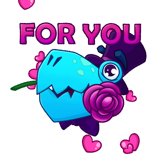 In Love Heart Sticker