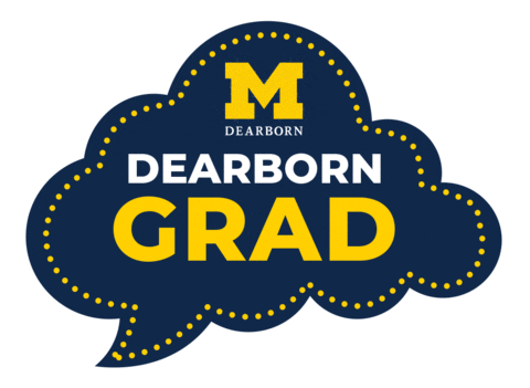Grad Class Of 2022 Sticker by University of Michigan-Dearborn