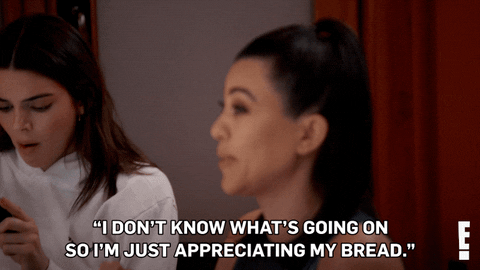 Keeping Up With The Kardashians Idk GIF by E!