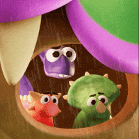 Raining Cold Weather GIF by Claynosaurz