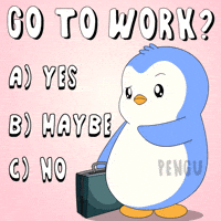 Sad Work GIF by Pudgy Penguins