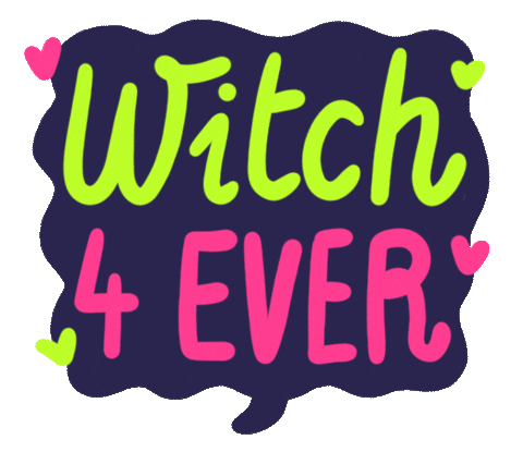 Halloween Witch Sticker by Eledraws (Eleonore Bem)