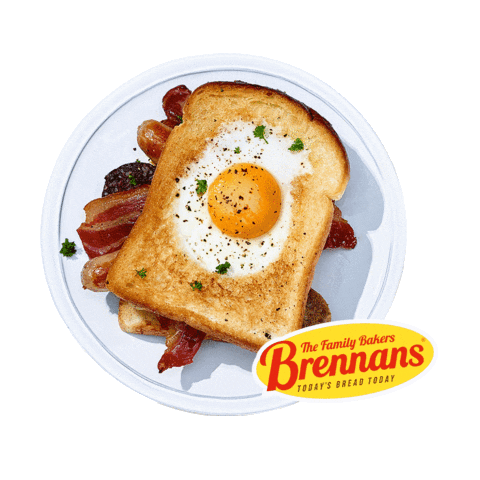 Breakfast Eggs Sticker by Brennans Bread