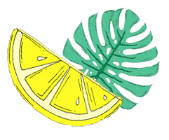 Summer Leaf Sticker by Moli Fernyx